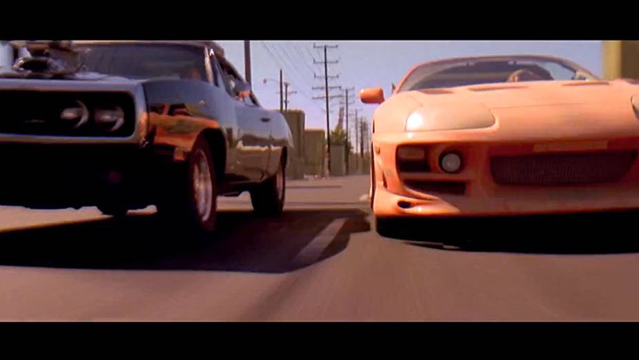 Velozes e Furiosos (2001) - Paul Walker, com um Toyota Supra 1995 nitrado, e Vin Diesel, com um Charger 1970 preparado, alopram pelas ruas de Los Angeles, numa trama que se passa no universo dos rachas. <a href="%20https://preprod.quatrorodas.abril.com.br/blogs/plan" rel="migration"></a>