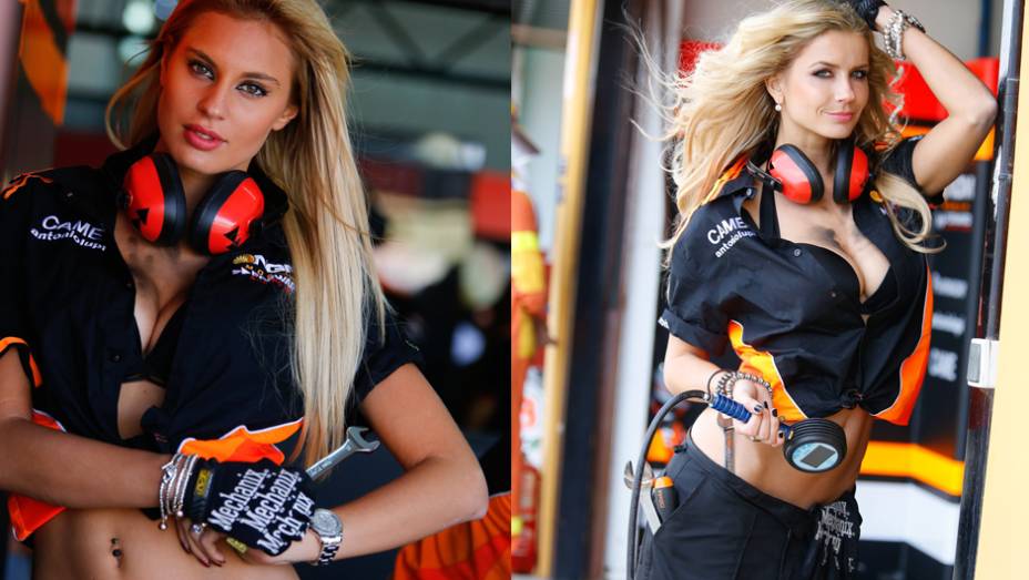 Temporada da MotoGP acabou e, da última etapa, montamos esta seleção de imagens com as mais belas garotas | <a href="https://preprod.quatrorodas.abril.com.br/moto/noticias/motogp-marquez-vence-quebra-recorde-vitoria-temporada-811357.shtml" rel="migration">Leia mais</a>