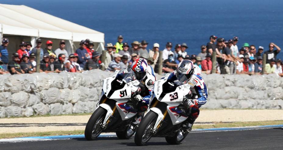 Marco Melandri e Leon Haslam