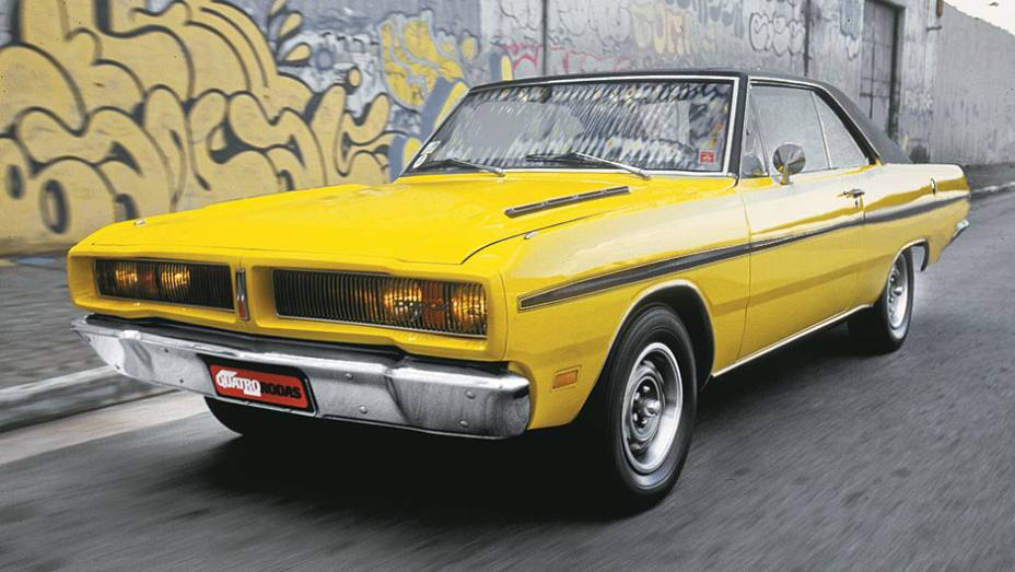 Talvez o representante mais famoso dos muscle-cars, o Dodge Charger R/T acabou derrotado pelo Chevrolet Opala SS e perdeu a chance de ir &agrave; final | <a href="https://preprod.quatrorodas.abril.com.br/classicos/grandescarros/dodge-charger-484672.shtml" rel="migration">Leia mais</a>