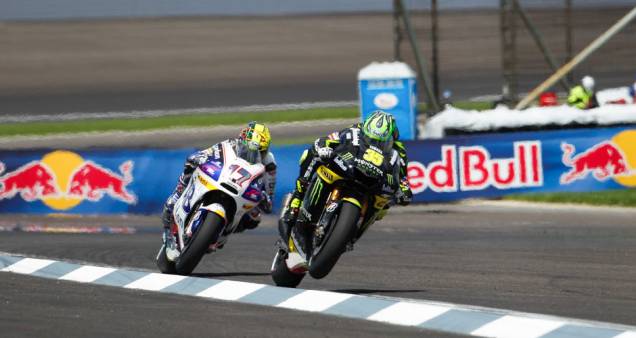 Cal Crutchlow foi um dos seis a não completar a prova. Leia mais Cal Crutchlow foi um dos seis a não completar a prova. Leia mais