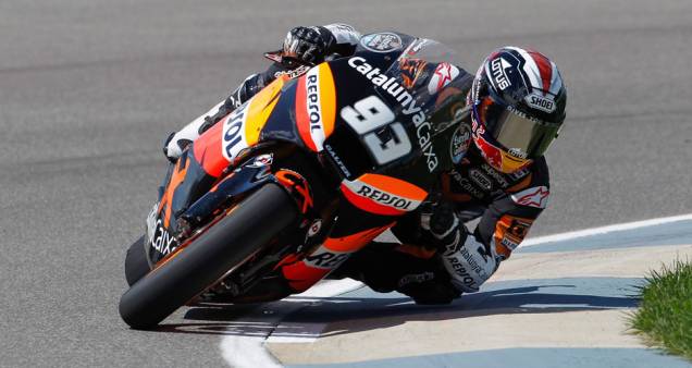 Marc Marquez voltou a mostrar um estilo agressivo na Moto2. Leia mais Marc Marquez voltou a mostrar um estilo agressivo na Moto2. Leia mais
