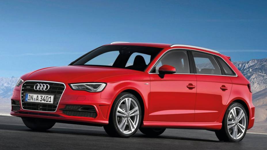 A Audi revelou o A3 Sportback, versão cinco portas do hatch. | <a href="https://preprod.quatrorodas.abril.com.br/salao-do-automovel/2012/carros/a3-sportback-704308.shtml" rel="migration">Leia mais</a>