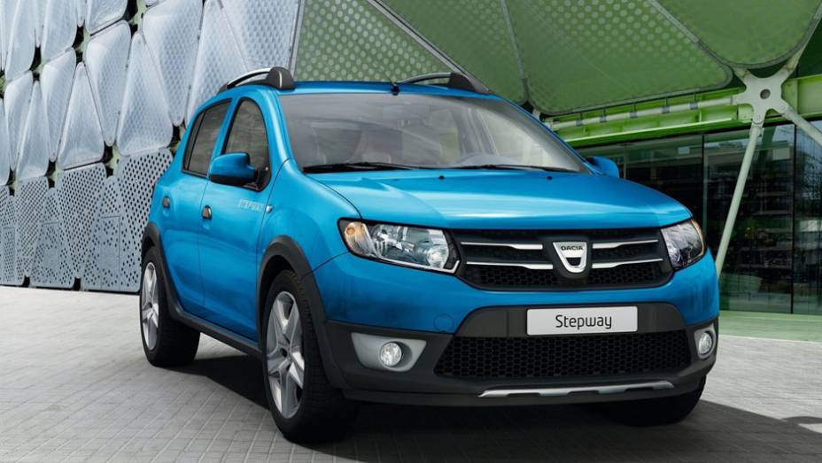 A Dacia mostrou o novo Sandero Stepway. | <a href="https://preprod.quatrorodas.abril.com.br/saloes/paris/2012/sandero-stepway-703501.shtml" rel="migration">Leia mais</a>