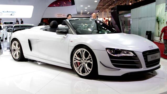 Jóia rara, o R8 GT Spyder consegue ser ainda mais rápido que o já veloz R8 Spyder | <a href="https://preprod.quatrorodas.abril.com.br/salao-do-automovel/2012/carros/r8-gt-spyder-709681.shtml" rel="migration">Leia mais</a> Jóia rara, o R8 GT Spyder consegue ser ainda mais rápido que o já veloz R8 Spyder | <a href="https://preprod.quatrorodas.abril.com.br/salao-do-automovel/2012/carros/r8-gt-spyder-709681.shtml" rel="migration">Leia mais</a>