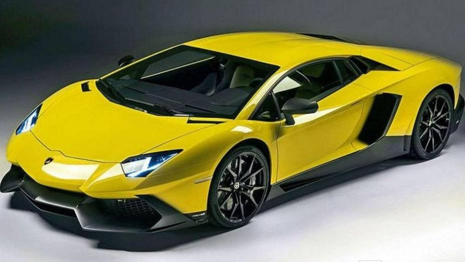 O modelo vem equipado com motor 6.5 V12, que entrega 720 cavalos de potência | <a href="https://preprod.quatrorodas.abril.com.br/saloes/xangai/2013/lamborghini-aventador-lp720-4-50-anniversario-738879.shtml" rel="migration">Leia mais</a>