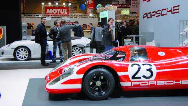 A Porsche não podia ficar de fora da festa, e levou seus protótipos vencedores de várias categorias de endurance A Porsche não podia ficar de fora da festa, e levou seus protótipos vencedores de várias categorias de endurance