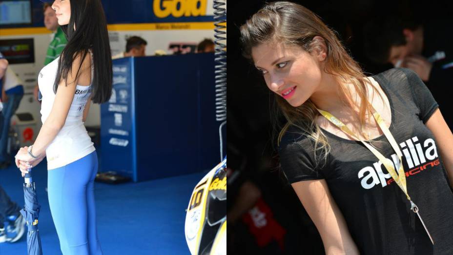 Veja as belas garotas que marcaram presença na Etapa de Monza da Superbike e e saiba como foi a corrida! | <a href="%20https://preprod.quatrorodas.abril.com.br/moto/noticias/wsbk-melandri-se-destaca-monza-741150.shtml" rel="migration">Leia mais</a>