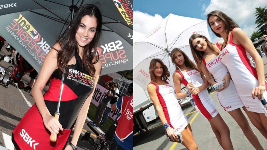 Veja as belas garotas que marcaram presença na Etapa de Monza da Superbike e e saiba como foi a corrida! | <a href="%20https://preprod.quatrorodas.abril.com.br/moto/noticias/wsbk-melandri-se-destaca-monza-741150.shtml" rel="migration">Leia mais</a>