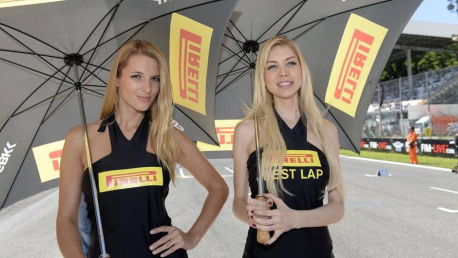 Veja as belas garotas que marcaram presença na Etapa de Monza da Superbike e e saiba como foi a corrida! | <a href="%20https://preprod.quatrorodas.abril.com.br/moto/noticias/wsbk-melandri-se-destaca-monza-741150.shtml" rel="migration">Leia mais</a>