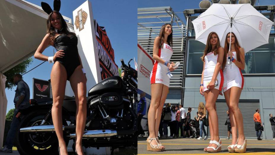 Veja as belas garotas que marcaram presença na Etapa de Monza da Superbike e e saiba como foi a corrida! | <a href="%20https://preprod.quatrorodas.abril.com.br/moto/noticias/wsbk-melandri-se-destaca-monza-741150.shtml" rel="migration">Leia mais</a>