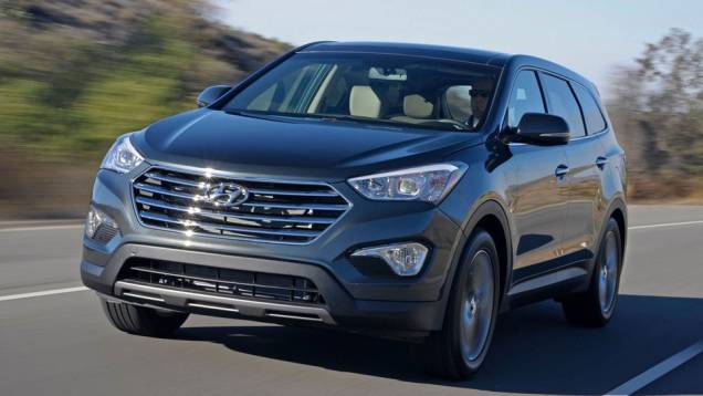 Entre os SUV, o Hyundai Santa Fe ficou com o segundo lugar Entre os SUV, o Hyundai Santa Fe ficou com o segundo lugar