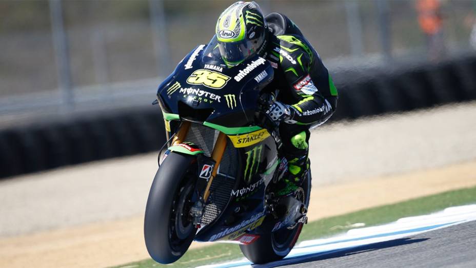 Cal Crutchlow (Monster Yamaha Tech 3) foi o sétimo | <a href="https://preprod.quatrorodas.abril.com.br/moto/noticias/motogp-marquez-vence-eua-segue-lider-747598.shtml" rel="migration">Leia mais</a>