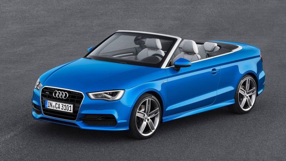 O modelo chega com dimens&otilde;es maiores do que o antecessor e, mesmo assim, tem peso total 50 kg mais leve | <a href="%20https://preprod.quatrorodas.abril.com.br/saloes/frankfurt/2013/audi-a3-cabriolet-753007.shtml" rel="migration">Leia mais</a>