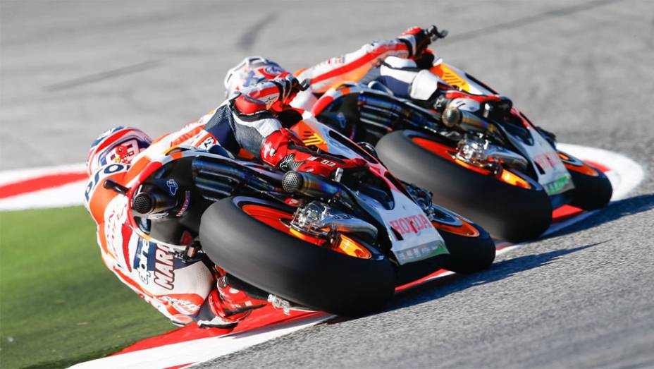 Jovem da Honda marcou o tempo de 1min34s200 | <a href="https://preprod.quatrorodas.abril.com.br/moto/noticias/motogp-marquez-lidera-sexta-feira-misano-754019.shtml" rel="migration">Leia mais</a>