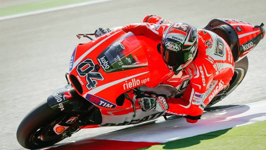 Andrea Dovizioso foi o oitavo | <a href="https://preprod.quatrorodas.abril.com.br/moto/noticias/motogp-marquez-lidera-sexta-feira-misano-754019.shtml" rel="migration">Leia mais</a>