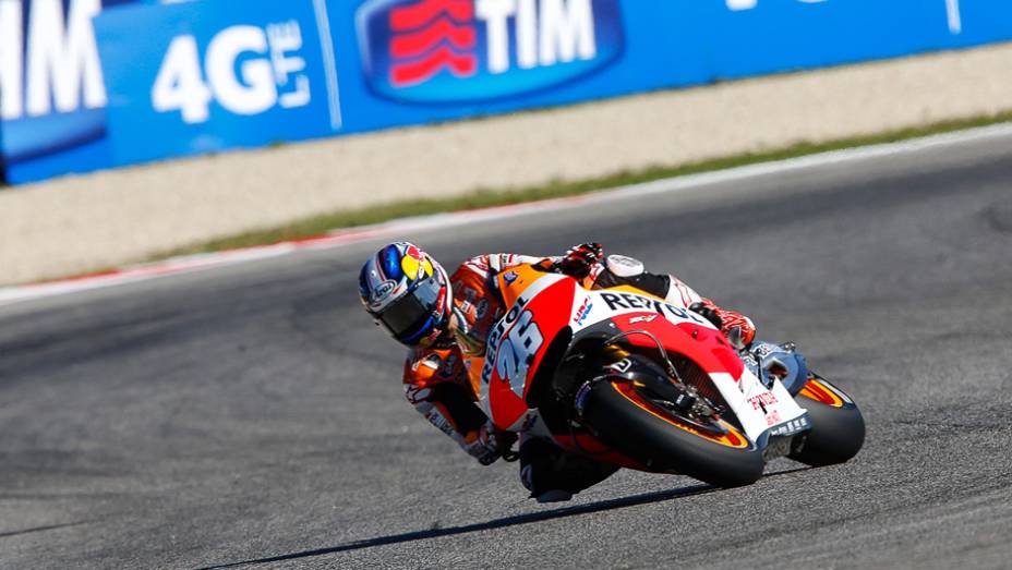 Aleix Espargaró fez o sexto melhor tempo | <a href="https://preprod.quatrorodas.abril.com.br/moto/noticias/motogp-marquez-conquista-pole-misano-754099.shtml" rel="migration">Leia mais</a>