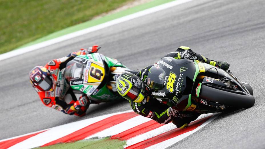 O alemão superou Cal Crutchlow, que ficou com o sexto lugar | <a href="https://preprod.quatrorodas.abril.com.br/moto/noticias/motogp-lorenzo-triunfa-misano-754124.shtml" rel="migration">Leia mais</a>