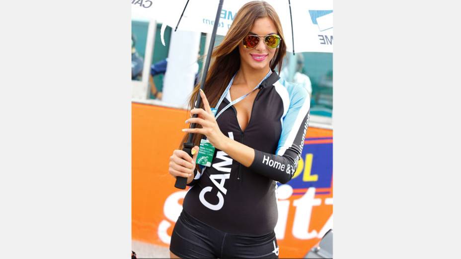 Veja as belas garotas da MotoGP, etapa de San Marino| <a href="https://preprod.quatrorodas.abril.com.br/moto/noticias/motogp-lorenzo-triunfa-misano-754124.shtml" rel="migration">Leia mais</a>