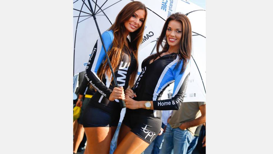 Veja as belas garotas da MotoGP, etapa de San Marino| <a href="https://preprod.quatrorodas.abril.com.br/moto/noticias/motogp-lorenzo-triunfa-misano-754124.shtml" rel="migration">Leia mais</a>