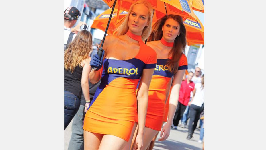 Veja as belas garotas da MotoGP, etapa de San Marino| <a href="https://preprod.quatrorodas.abril.com.br/moto/noticias/motogp-lorenzo-triunfa-misano-754124.shtml" rel="migration">Leia mais</a>