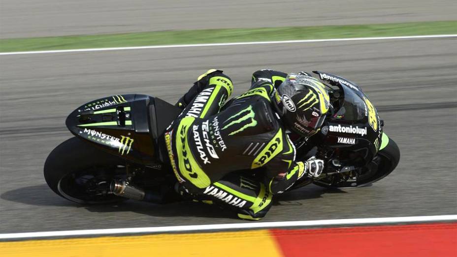 Cam Crutchlow (Monster Yamaha Tech3) ficou em sexto no circuito de Motorland | <a href="https://preprod.quatrorodas.abril.com.br/moto/noticias/motogp-marquez-lidera-sexta-feira-aragon-755443.shtml" rel="migration">Leia mais</a>