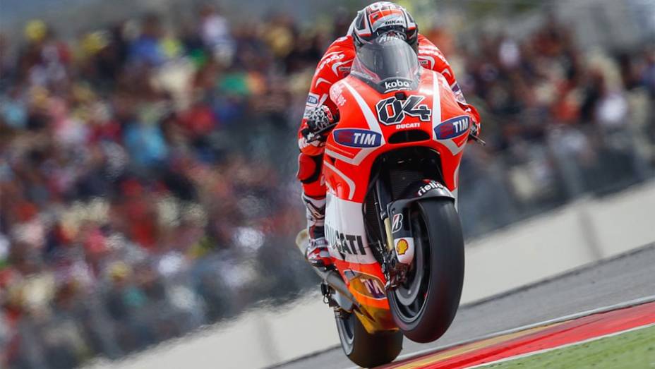 Andrea Dovizioso largará em nono no domingo | <a href="https://preprod.quatrorodas.abril.com.br/moto/noticias/motogp-marquez-garante-pole-aragon-755537.shtml" rel="migration">Leia mais</a>