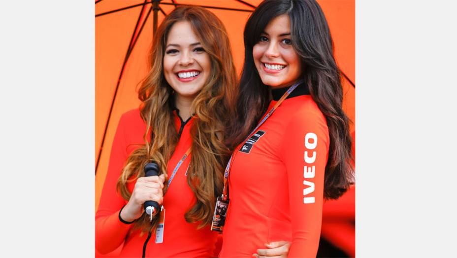 Veja as belas garotas da MotoGP, etapa de Aragón | <a href="https://preprod.quatrorodas.abril.com.br/moto/galerias/competicoes/motogp-aragon-domingo-755577.shtml" rel="migration">Leia mais</a>