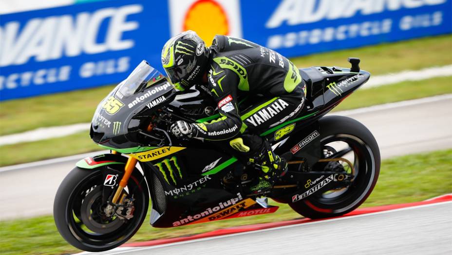 Cal Crutchlow ficou com o sexto lugar neste domingo | <a href="https://preprod.quatrorodas.abril.com.br/moto/noticias/motogp-dani-pedrosa-vence-sepang-756916.shtml" rel="migration">Leia mais</a>