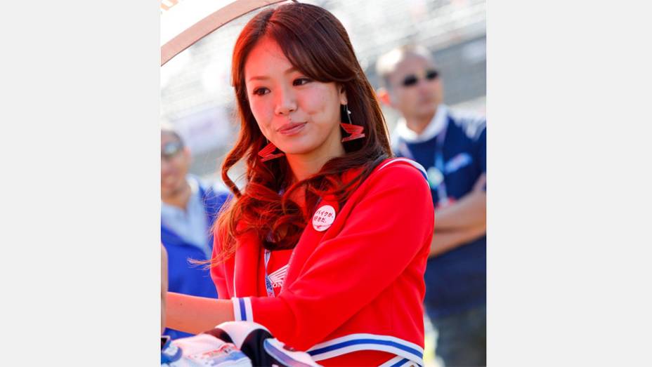 Veja as belas Garotas da MotoGP - Japão | <a href="https://preprod.quatrorodas.abril.com.br/moto/noticias/motogp-definicao-titulo-fica-ultima-prova-758422.shtml" rel="migration">Leia mais</a>