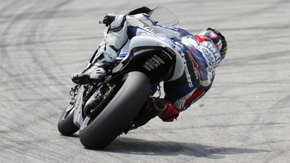 Jorge Lorenzo foi apenas o sétimo | <a href="https://preprod.quatrorodas.abril.com.br/moto/noticias/motogp-rossi-pedrosa-sao-mais-rapidos-sepang-775026.shtml" rel="migration">Leia mais</a>