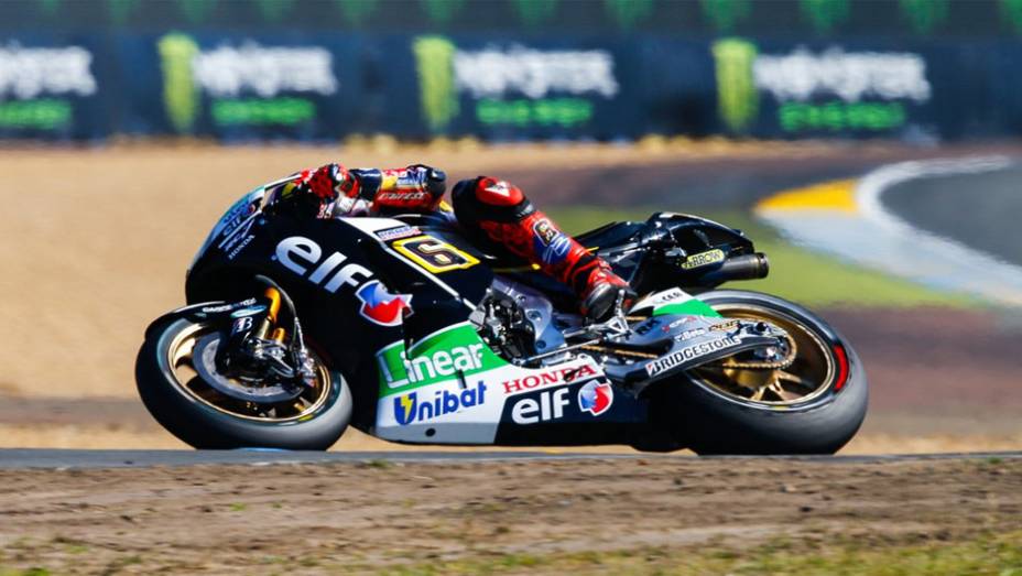 O alemão Stefan Bradl foi o sexto melhor | <a href="https://preprod.quatrorodas.abril.com.br/moto/noticias/motogp-marquez-domina-treino-livre-franca-783040.shtml" rel="migration">Leia mais</a>