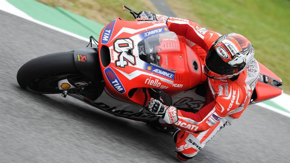 Andrea Dovizioso foi o quarto melhor nesta sexta-feira (30) em Mugello | <a href="https://preprod.quatrorodas.abril.com.br/moto/noticias/motogp-marquez-lidera-treinos-mugello-784616.shtml" rel="migration">Leia mais</a>