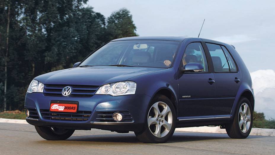 Exclusividade brasileira, a reestilização do Golf IV ficou conhecida como Golf 4,5 | <a href="https://preprod.quatrorodas.abril.com.br/carros/lancamentos/volkswagen-golf-vii-749855.shtml" rel="migration">Mais sobre o novo Golf no Brasil</a> |