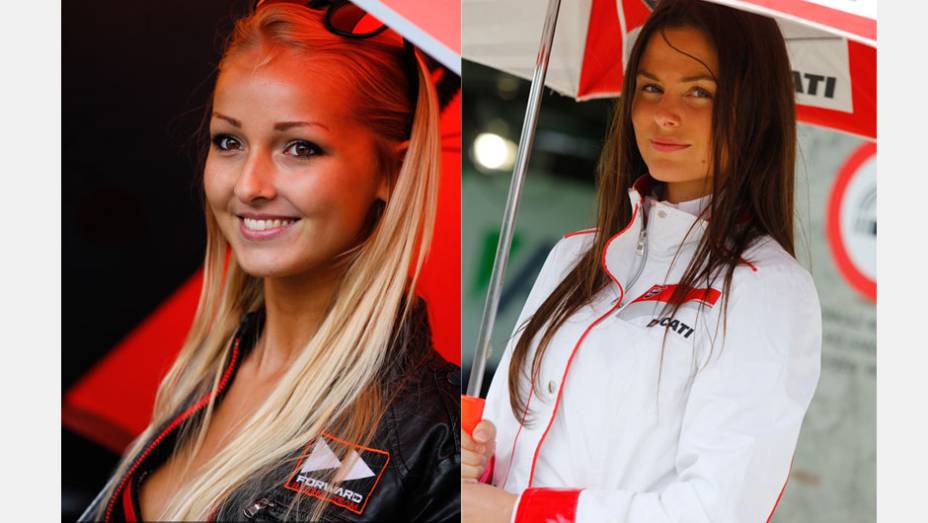 Veja as belas Garotas da MotoGP de Brno e saiba como foi a corrida | <a href="https://preprod.quatrorodas.abril.com.br/moto/noticias/pedrosa-quebra-invencibilidade-marquez-797037.shtml" rel="migration">Leia mais</a>