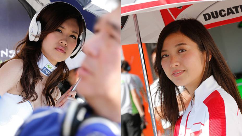 Veja as belas Garotas da MotoGP em Motegi e saiba como foi a corrida | <a href="https://preprod.quatrorodas.abril.com.br/moto/noticias/ultrapassagem-final-bicampeonato-marc-marquez-805642.shtml" rel="migration">Leia mais</a>