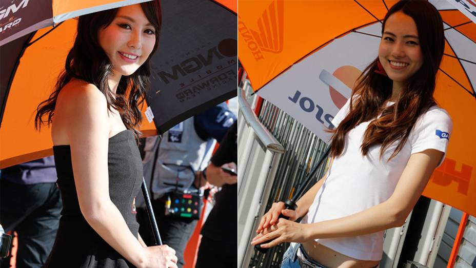 Veja as belas Garotas da MotoGP em Motegi e saiba como foi a corrida | <a href="https://preprod.quatrorodas.abril.com.br/moto/noticias/ultrapassagem-final-bicampeonato-marc-marquez-805642.shtml" rel="migration">Leia mais</a>