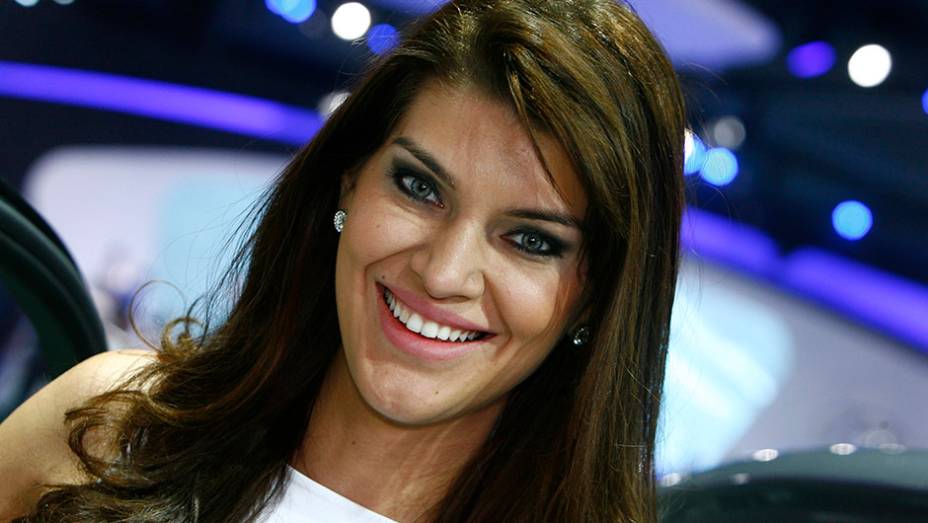 As mais belas garotas dos estandes do Salão do Automóvel na edição de 2014 | <a href="https://preprod.quatrorodas.abril.com.br/salao-do-automovel/2014/" rel="migration">Tudo sobre o Salão do Automóvel 2014</a>