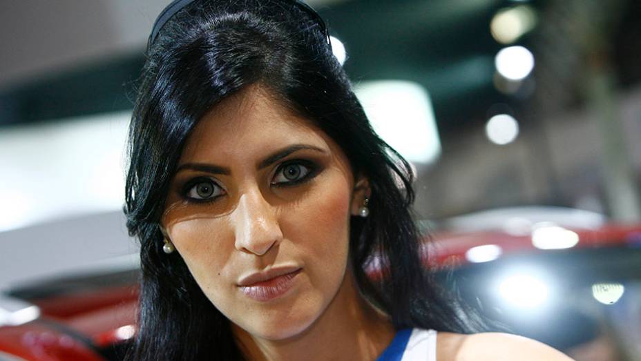 As mais belas garotas dos estandes do Salão do Automóvel na edição de 2014 | <a href="https://preprod.quatrorodas.abril.com.br/salao-do-automovel/2014/" rel="migration">Tudo sobre o Salão do Automóvel 2014</a>