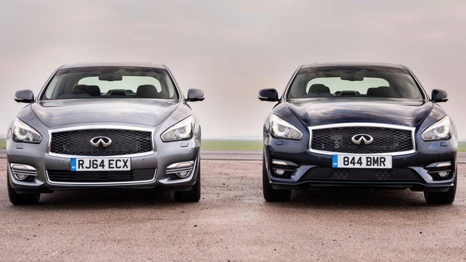 J&aacute; a vers&atilde;o de topo de linha, a Q70 Premium Tech Hybrid, custar&aacute; 62.380 euros | <a href="https://preprod.quatrorodas.abril.com.br//noticias/fabricantes/infiniti-confirma-precos-q70-829383.shtml" rel="migration">Leia mais</a>