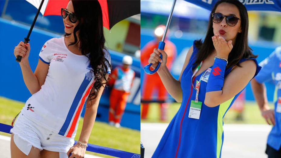 Confira as belas garotas do grid da MotoGP em Mugello! | <a href="https://preprod.quatrorodas.abril.com.br/moto/noticias/motogp-jorge-lorenzo-vence-mugello-871621.shtml" rel="migration">Leia mais</a>