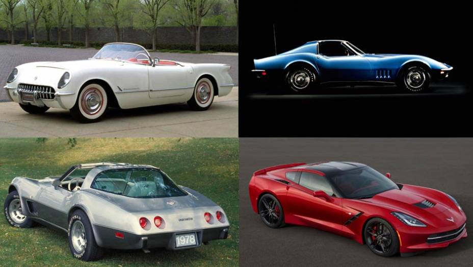 Famoso por suas belas carrocerias motivadas por motores V8, o Corvette &eacute; o mais longevo carro esporte americano. Reunimos aqui os principais marcos de suas seis d&eacute;cadas de hist&oacute;ria