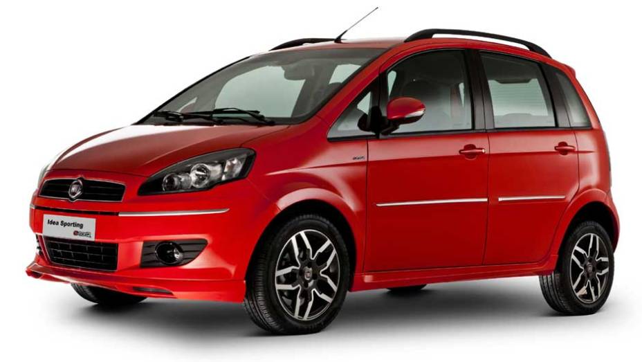 Fiat Idea Sporting: a GM foi pioneira e a Fiat achou que poderia dar certo lançar uma minivan com apelo esportivo; o motor 1.8 de 132 cv até dava conta do recado, mas o visual exagerado ficou esquisito num carro familiar