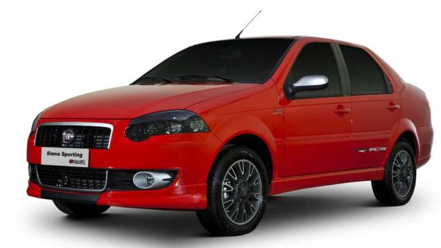 Fiat Siena Sporting: diante do sucesso das versões Sporting em Uno e Palio, a Fiat arriscou estendendo a receita no sedã Siena; lançado em 2011, o carro rapidamente saiu de cena Fiat Siena Sporting: diante do sucesso das versões Sporting em Uno e Palio, a Fiat arriscou estendendo a receita no sedã Siena; lançado em 2011, o carro rapidamente saiu de cena