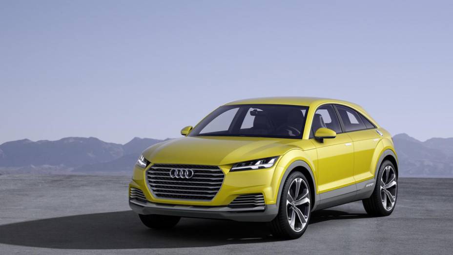 Audi revelou em Pequim, o conceito TT offroad. | <a href="https://preprod.quatrorodas.abril.com.br/noticias/saloes/pequim-2014/audi-tt-offroad-revelado-780298.shtml" rel="migration">Leia mais</a>