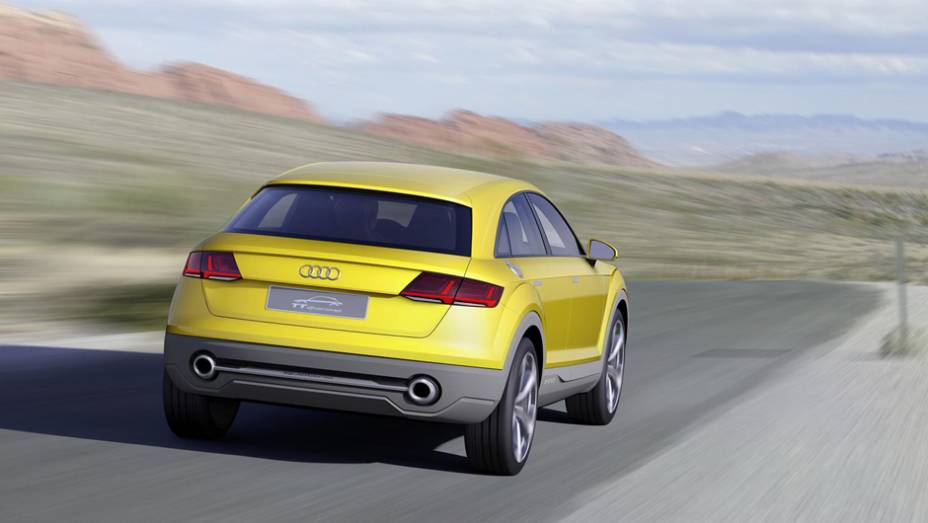 O TT offroad ser&aacute; constru&iacute;do na plataforma MQB. | <a href="https://preprod.quatrorodas.abril.com.br/noticias/saloes/pequim-2014/audi-tt-offroad-revelado-780298.shtml" rel="migration">Leia mais</a>