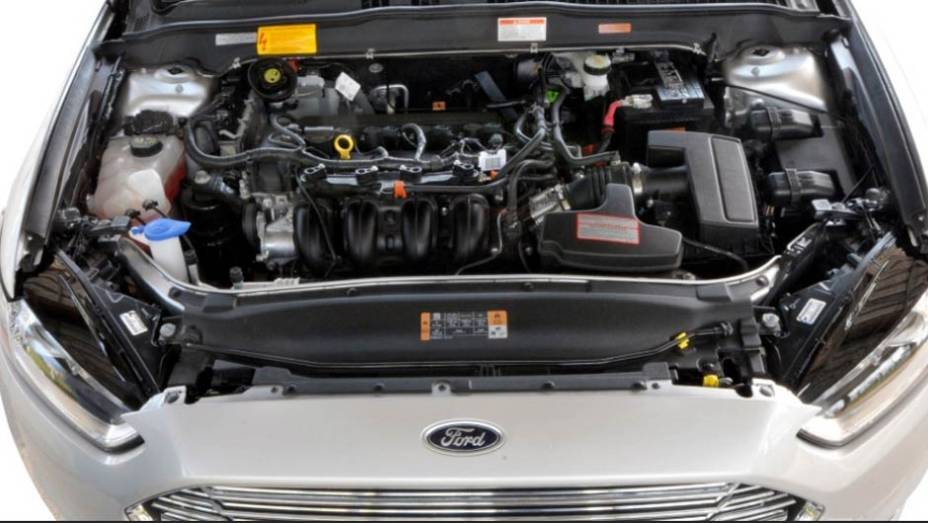 Eis a grande novidade da vers&atilde;o Flex: o motor &eacute; o mesmo da nova Ranger | <a href="https://preprod.quatrorodas.abril.com.br/carros/lancamentos/ford-fusion-2-5-flex-734482.shtml" rel="migration">Leia mais</a>