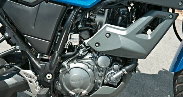 Ténéré: motor da XT 660, com novos ajustes. Ténéré: motor da XT 660, com novos ajustes.