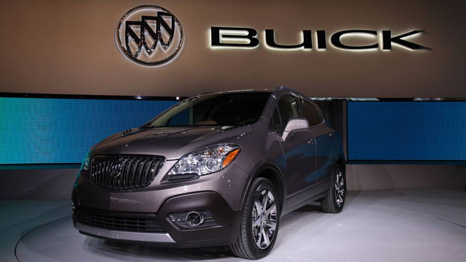 Estande da Buick no Salão de Detroit 2012