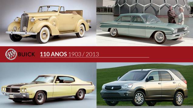 Divisão mais familiar e tradicional da GM, a Buick completa 110 anos em 2013. Selecionamos 11 modelos que marcaram essa história, vários dos quais considerados há tempos clássicos de Detroit. Divisão mais familiar e tradicional da GM, a Buick completa 110 anos em 2013. Selecionamos 11 modelos que marcaram essa história, vários dos quais considerados há tempos clássicos de Detroit.